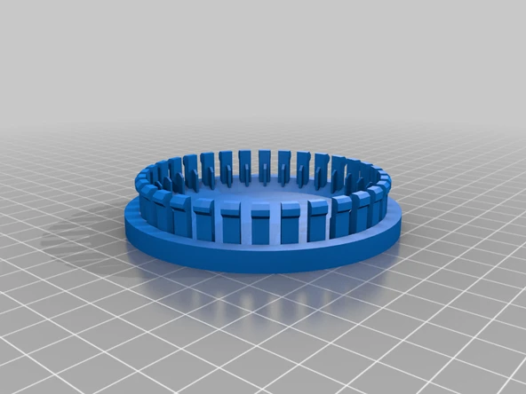 Byr Siber tuzak tekerlek merkezi kapağı (Sadece Plastik Aparattır!!!) 3D - Resim 2