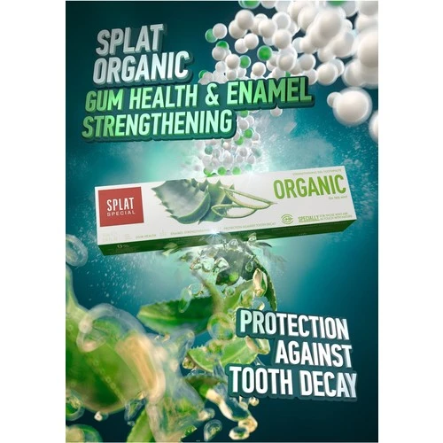 Splat Diş Macunu Organik Aloevera Güçlendirici 75Ml