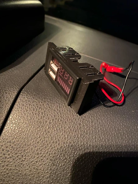 Byr VW Taşıyıcı T5 Çift Gösterge Tablosu (Sadece Plastik Aparattır!!!) 3D - Resim 4