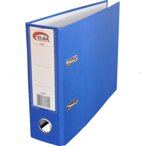 Elba Telgraf Klasör Plastik Lüx Geniş Mavi (25 adet)