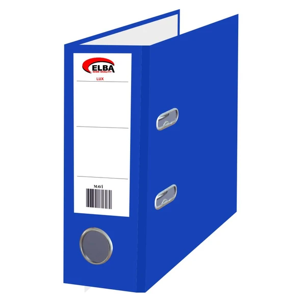 Elba Telgraf Klasör Plastik Lüx Geniş Mavi (25 adet) - 2