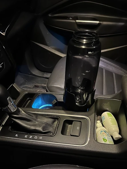 Byr Ford Escape (2017) Kupa Tutucu Uzantısı - Büyük su şişelerine ve standart kutulara uyuyor (Plastik Aparattır!!!) 3D - 4