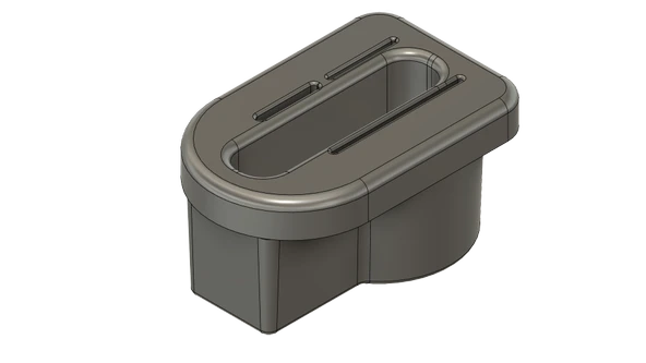 Byr Skoda Octavia 3 Scout 2016 - Kupa Tutucuda Büyük Telefon Tutucu (Sadece Plastik Aparattır!!!) 3D - 3