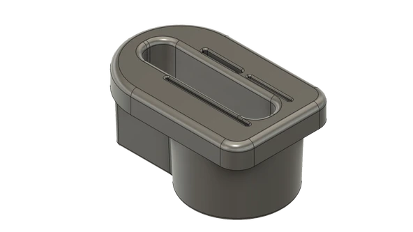 Byr Skoda Octavia 3 Scout 2016 - Kupa Tutucuda Büyük Telefon Tutucu (Sadece Plastik Aparattır!!!) 3D