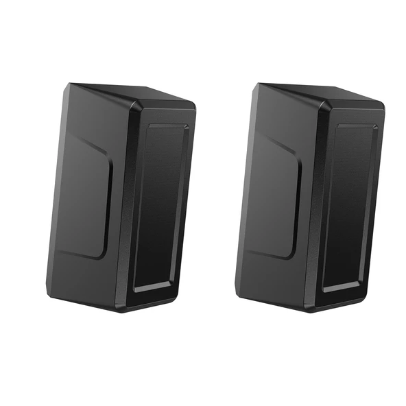 Lenovo Lecoo DS104 Kablolu USB + 3.5mm Jack 6W RGB Aydınlatmalı Masaüstü Hoparlör Siyah - 7