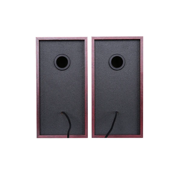 Lenovo Lecoo DS105 1+1 Kablolu USB + 3.5mm Jack Girişli 6W Stereo Masaüstü Ahşap Hoparlör - 3