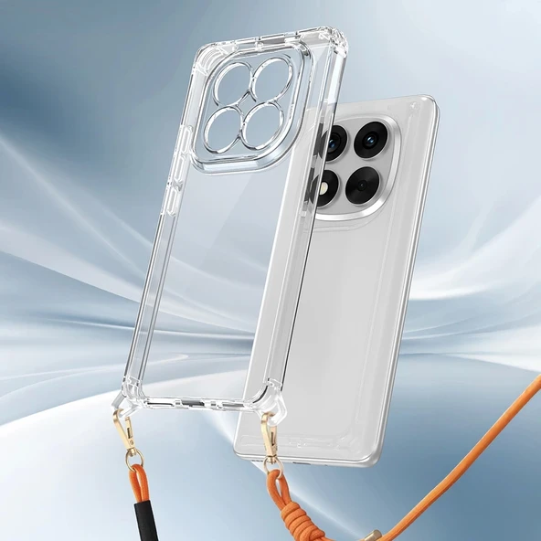 Xiaomi Redmi Note 14 Pro 5G Kılıf Airbagli Takılabilir Askı Aparatlı Zore Snap Silikon Kapak - 7