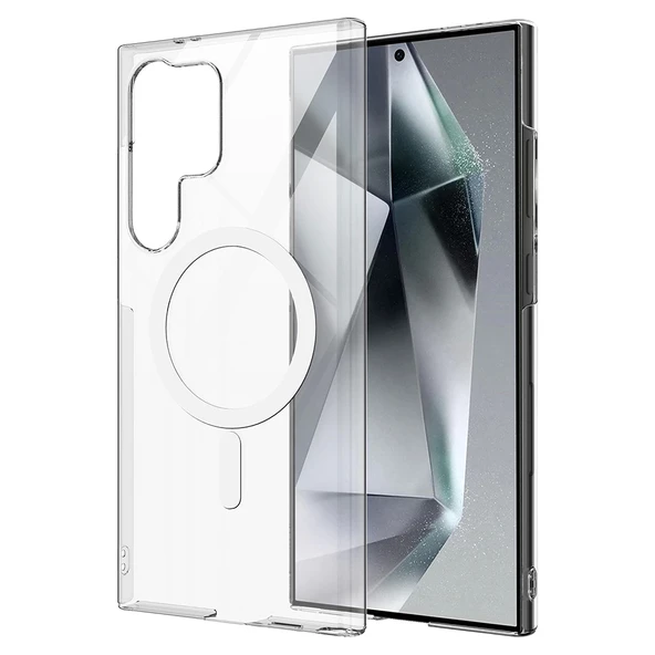 Galaxy S25 Ultra Kılıf Kamera Korumalı M-safe Sert PC Zore Porto Kapak - 2