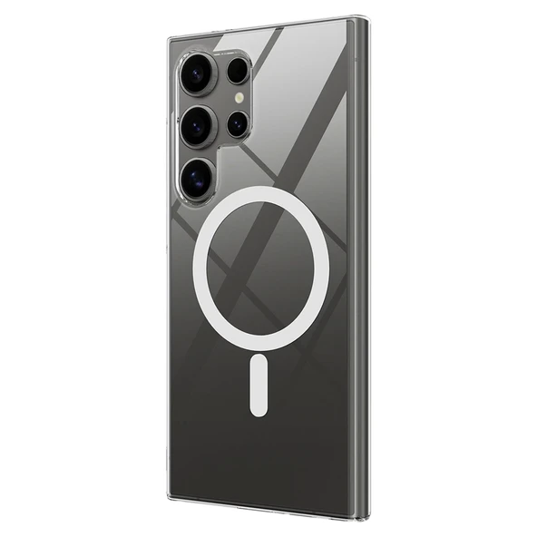 Galaxy S25 Ultra Kılıf Kamera Korumalı M-safe Sert PC Zore Porto Kapak - 3