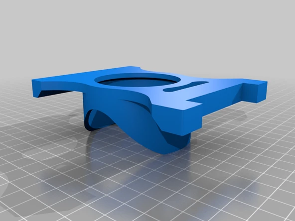 Byr Astra J için bardak tutuculu kol dayanağı bloğu (Sadece Plastik Aparattır!!!) 3D - 2