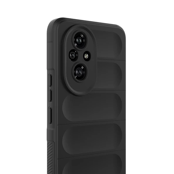 Honor 200 Kılıf Esnek TPU Oyuklu Arka Yüzey Tasarımlı Zore Etnik Silikon Kapak - 10