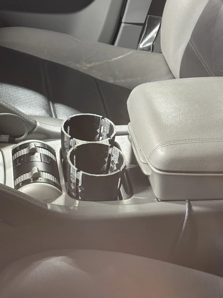 Byr Daha büyük bardaklar için Porsche Cayenne 955 fincan tutucu uzantısı (Plastik Aparattır!!!) 3D - 2