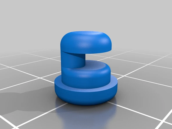 Byr 6mm ayakkabı pimi kilit pimi (Plastik Aparattır!!!) 3D