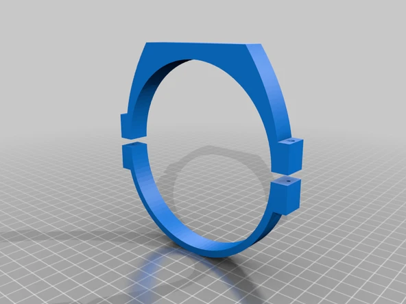 Byr sütun gösterge montajı (Sadece Plastik Aparattır!!!) 3D - 2