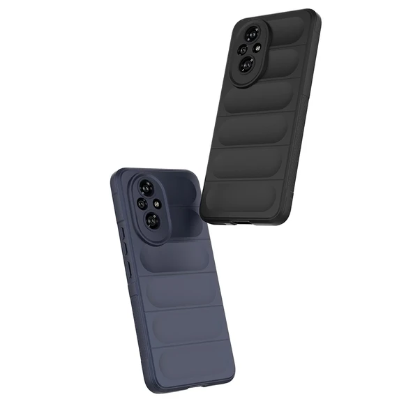 Honor 200 Pro Kılıf Esnek TPU Oyuklu Arka Yüzey Tasarımlı Zore Etnik Silikon Kapak - 11