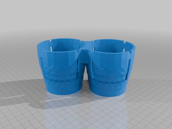 Byr Daha büyük bardaklar için Porsche Cayenne 955 fincan tutucu uzantısı (Plastik Aparattır!!!) 3D - 3