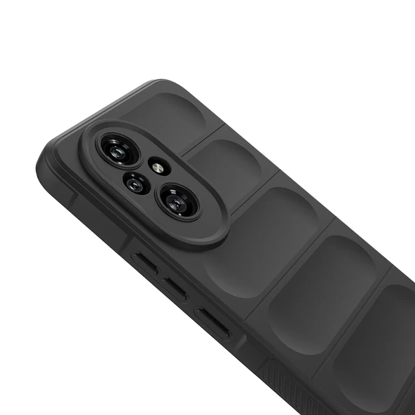 Honor 200 Pro Kılıf Esnek TPU Oyuklu Arka Yüzey Tasarımlı Zore Etnik Silikon Kapak - 9