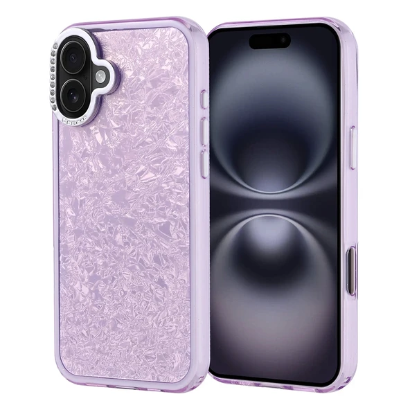 Apple iPhone 16 Plus Kılıf Taşlı Tasarımlı Zore Kapi Kapak