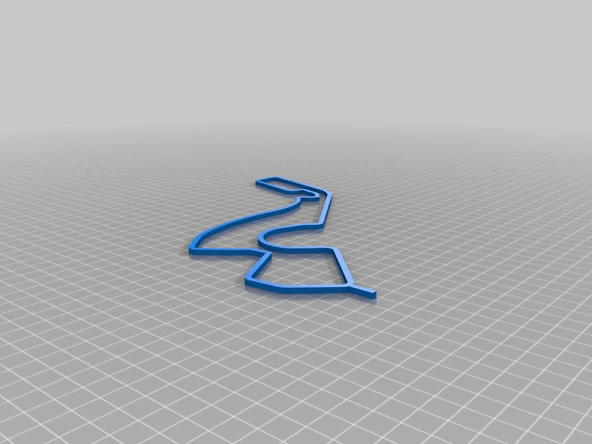 Byr Sochi Autodrome, Rusya, eski Formula 1 yarış pisti (Sadece Plastik Aparattır!!!) 3D - 2