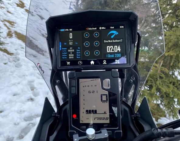 Tenere 700 7 "Tablet Kılıfı (Android Gösterge Paneli) (Plastik Aparattır!!!)