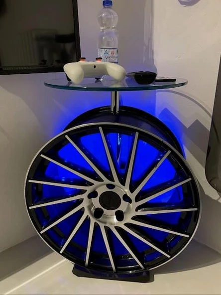 Byr Jant durdu jant tutucusu jant masası jant tablo 19 " (Sadece Plastik Aparattır!!!) 3D - 2