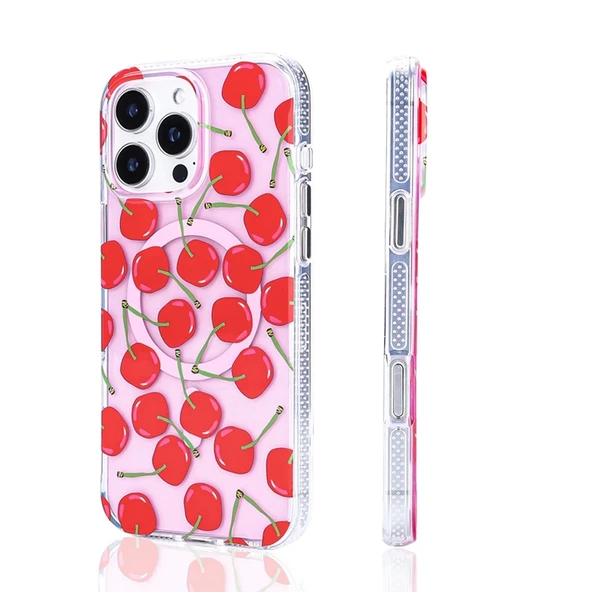 Apple iPhone 16 Pro Max Kılıf M-safe Şarj Özellikli Zore Stilo Kapak - 4