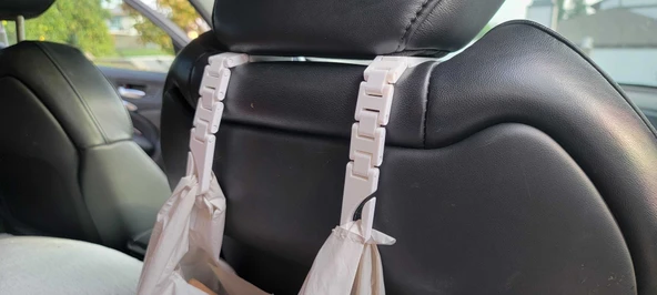 Byr Yerinde yazdırma kayış bağlantısı araba koltuk arkası çanta kancası (Sadece Plastik Aparattır!!!) 3D - 3