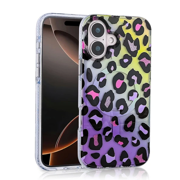 Apple iPhone 16 Kılıf M-safe Şarj Özellikli Zore Jago Kapak