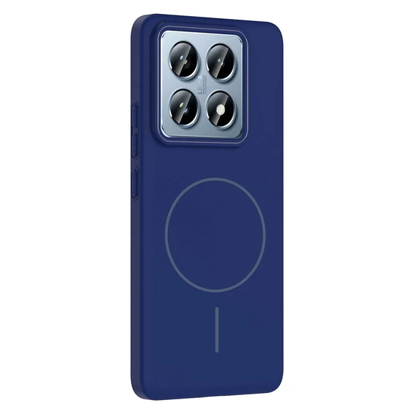 Xiaomi 14T Pro Kılıf M-safe Şarj Özellikli Zore Ruby Sert Kapak - 4