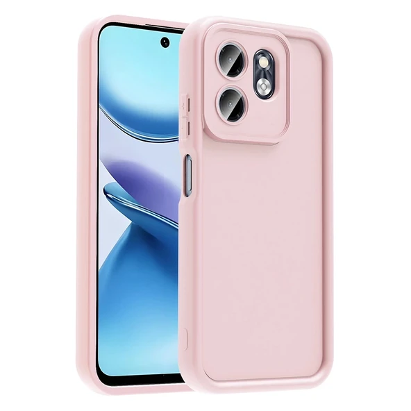 İnfinix Smart 9 Kılıf Kamera Korumalı Zore Ananas Kapak