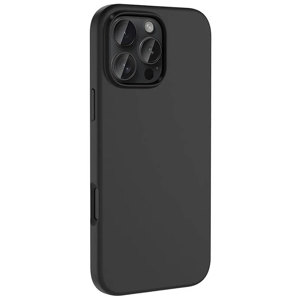 Apple iPhone 16 Pro Kılıf M-safe Şarj Özellikli Sıvı Teknolojili Silinebilir Sert Zore Kivi Kapak - 11