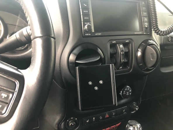 Byr Jeep Wrangler JK Havalandırma Yüzük Telefon Tutucu (Sadece Plastik Aparattır!!!) 3D - Resim 3