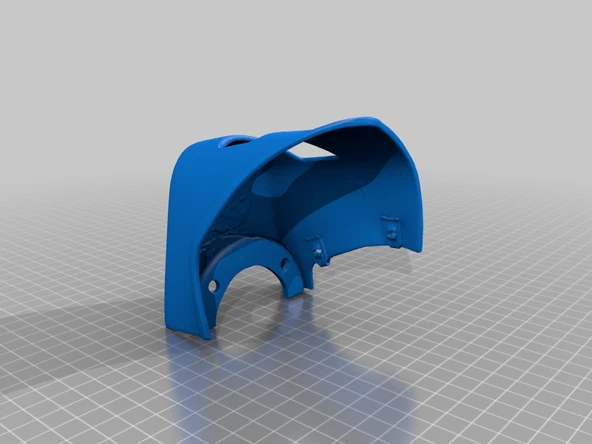 Byr Volvo Amazon P121 Otomatik (1965) Direksiyon Sütun Kapağı Plastik 3D Taramalar (Sadece Plastik Aparattır!!!) 3D - 3