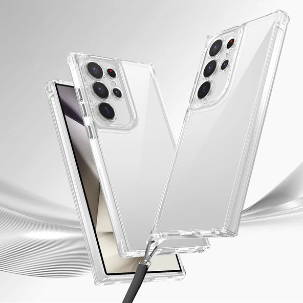 Galaxy S25 Ultra Kılıf Airbagli Takılabilir Askı Aparatlı Zore Snap Silikon Kapak - 2