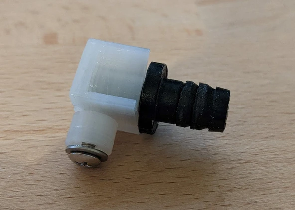 Byr Kulübe: Scirocco 2 53b ve Golf 1 Convertible RV2H için Kapak Bagaj Klibi (Sadece Plastik Aparattır!!!) 3D - Resim 3