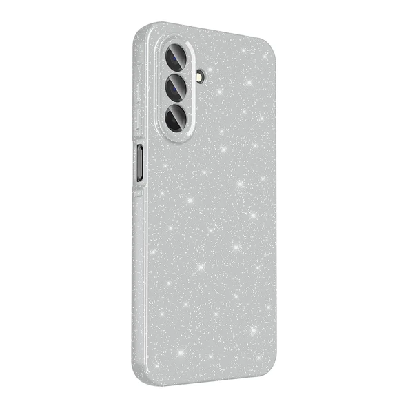 Galaxy A26 Kılıf Kamera Korumalı Simli Lüks Zore Koton Kapak - 6