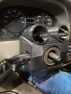 Byr Audi B3 80 90 Coupe Gauge Pod Direksiyon Sütunu Kapağı 893953515C (Plastik Aparattır!!!) 3D - 4