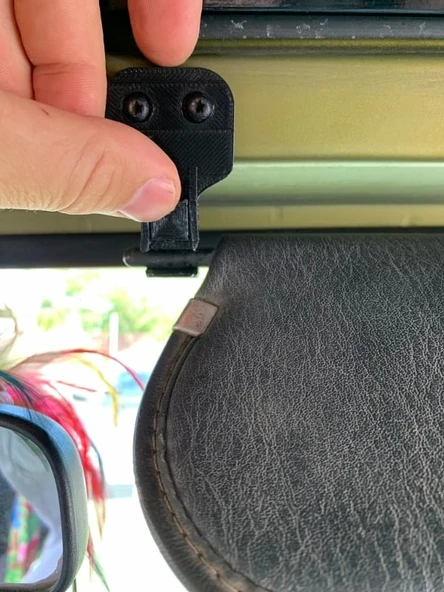 Jeep TJ Wrangler Sunvisor Clip (mandal tipi) (Plastik Aparattır!!!)