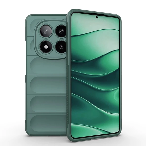Xiaomi Redmi Note 14 5G Kılıf Esnek TPU Oyuklu Arka Yüzey Tasarımlı Zore Etnik Silikon Kapak