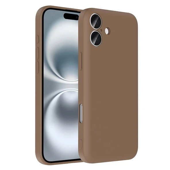 Apple iPhone 16 Kılıf Kamera Korumalı Kartlık Hazneli Zore Vitra Kapak