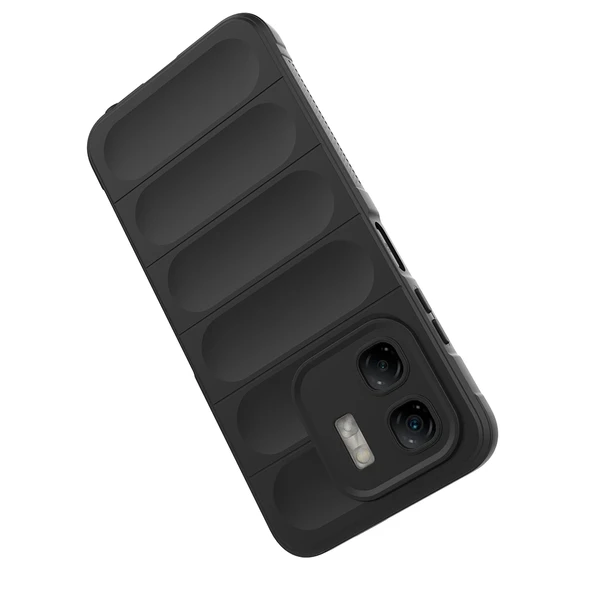 İnfinix Smart 9 Kılıf Esnek TPU Oyuklu Arka Yüzey Tasarımlı Zore Etnik Silikon Kapak - 7