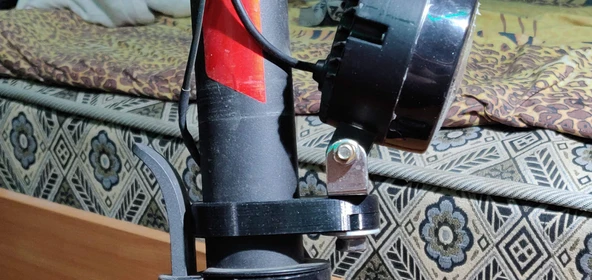 Byr Xiaomi M365 Far Montajı V2 (Sadece Plastik Aparattır!!!) 3D - 3