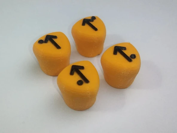 Byr Konum İşaretçisi (Schrader) ile lastik valf kapağı (Sadece Plastik Aparattır!!!) 3D