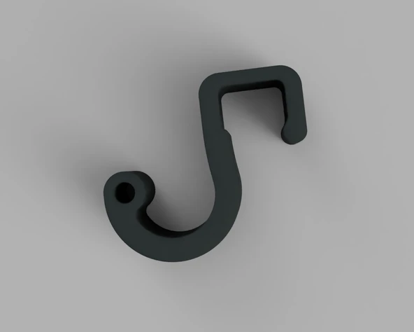 Byr VW T5/T6 California - dolap kancası (tekli) (Plastik Aparattır!!!) 3D - 2