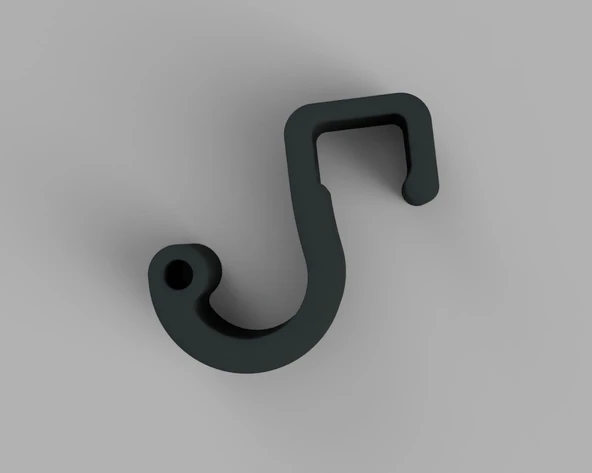 Byr VW T5/T6 California - dolap kancası (tekli) (Plastik Aparattır!!!) 3D