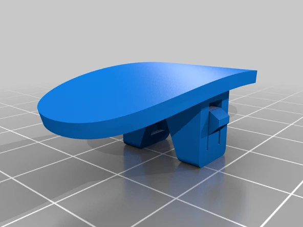 Byr Silverado sürücü yan sütun klibi (Plastik Aparattır!!!) 3D