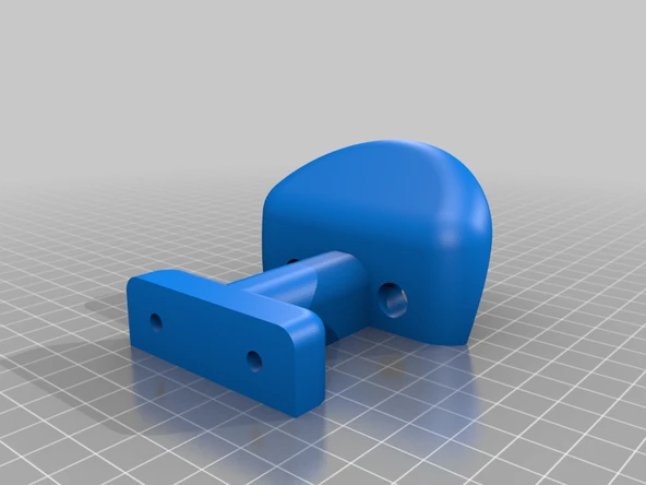 Byr Duvar motosiklet kaskı tutucusu (Sadece Plastik Aparattır!!!) 3D