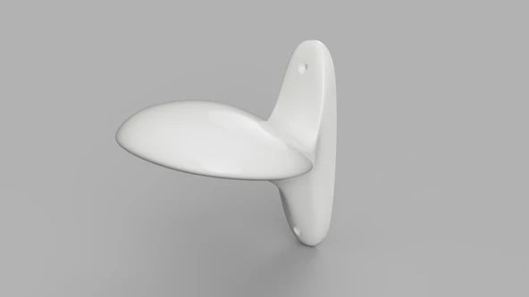 Byr Motosiklet kaskı duvar kancası (Plastik Aparattır!!!) 3D - 2