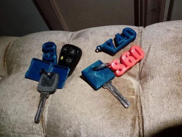 Byr CA 99-04 KEYS & V40 S60 V70 Anahtar Yüzük için Volvo Anahtar Kılıfı (Sadece Plastik Aparattır!!!) 3D ürün görseli