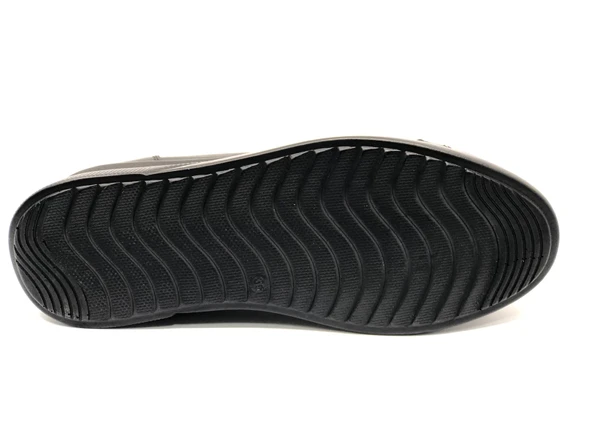 Ayakdaş Hakiki Deri Ortopedik Üstü Lastik Detaylı Kadın Babet Ayakkabı - Resim 5